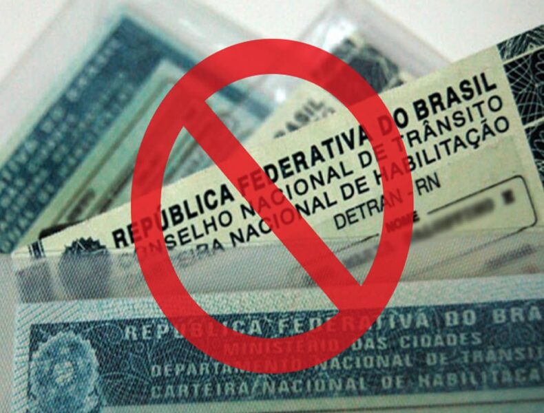 suspensão do direito de dirigir