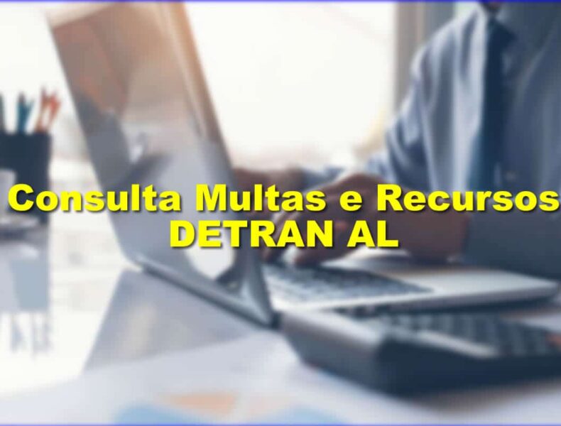 consulta multas e recursos detran al