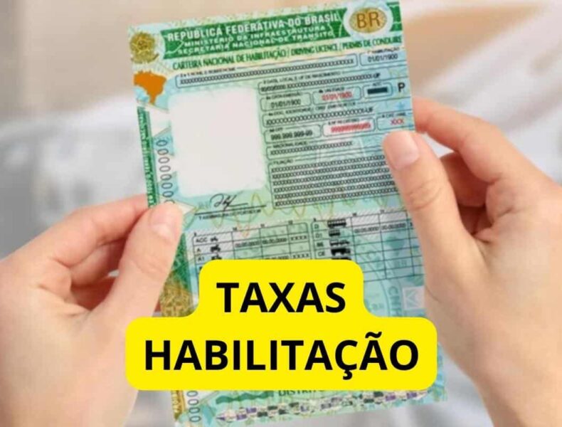 taxa de emissão da cnh valores, documentos e informações atualizadas